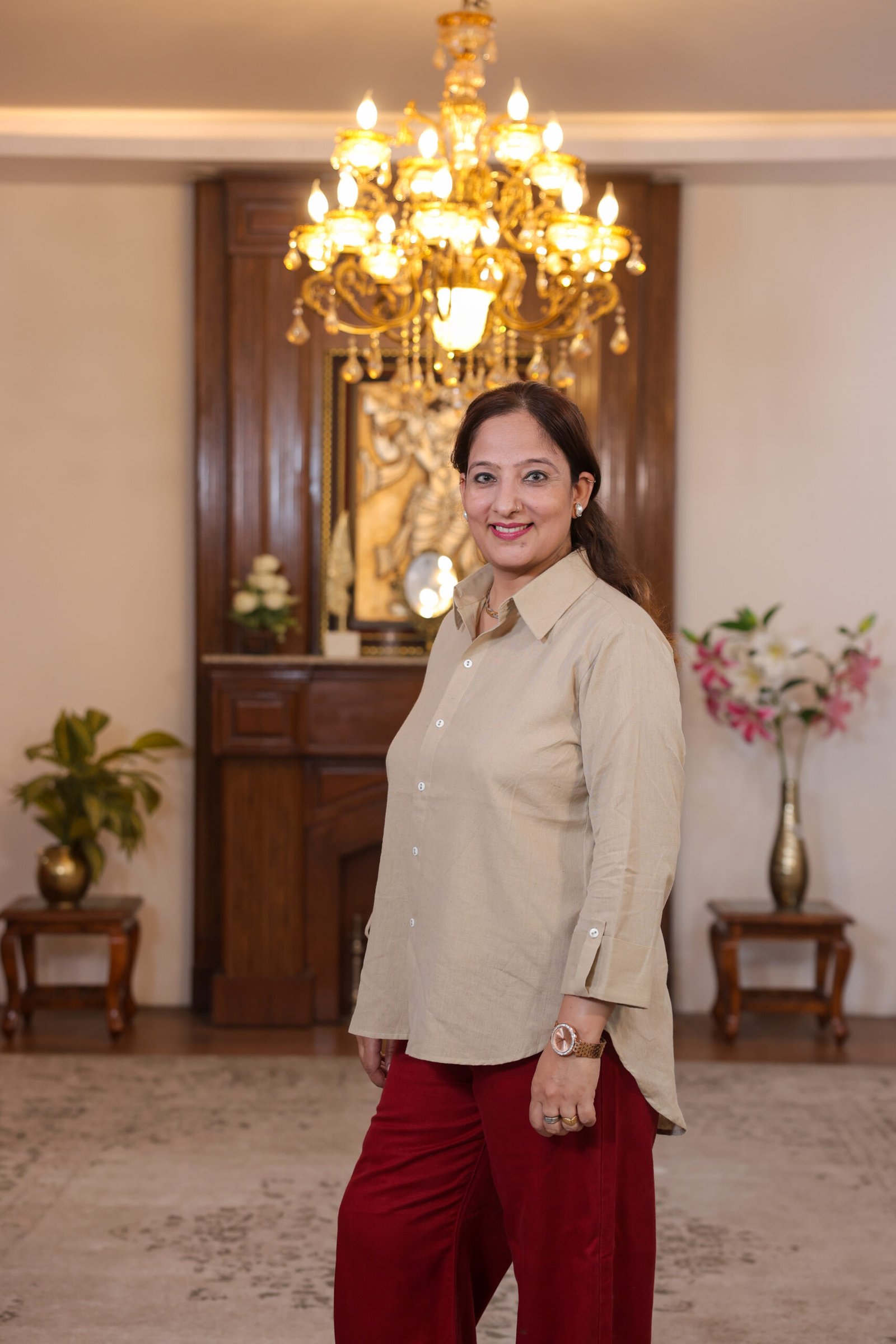 professional pinstripe blazer