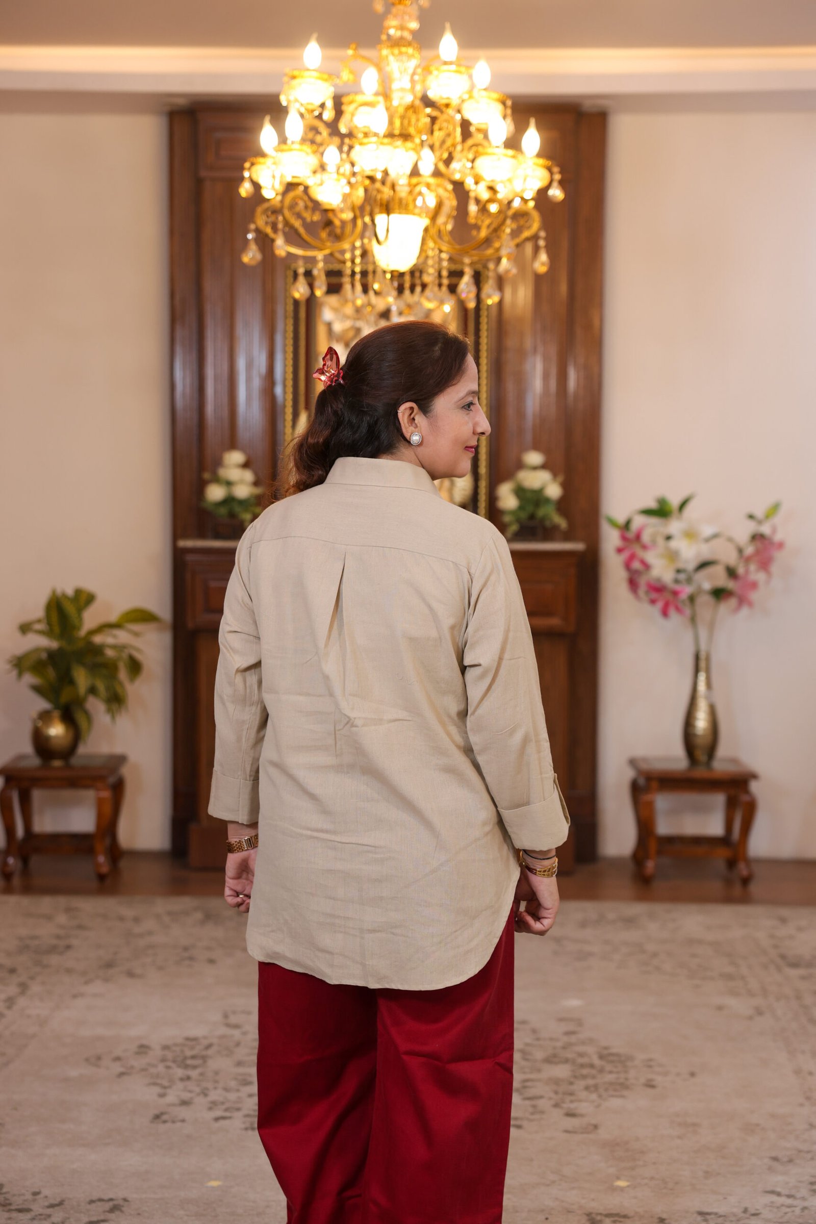 professional pinstripe blazer