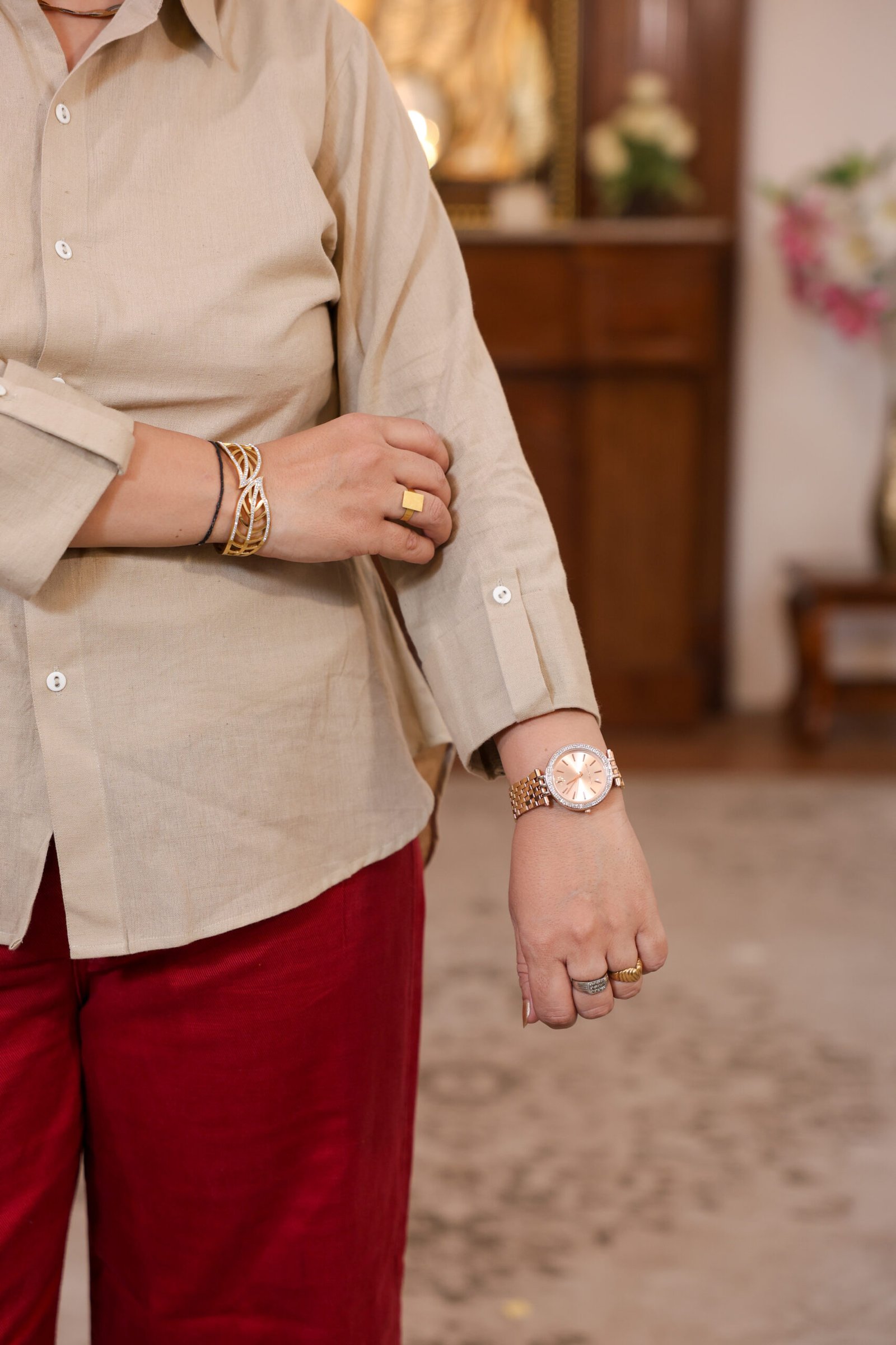 professional pinstripe blazer