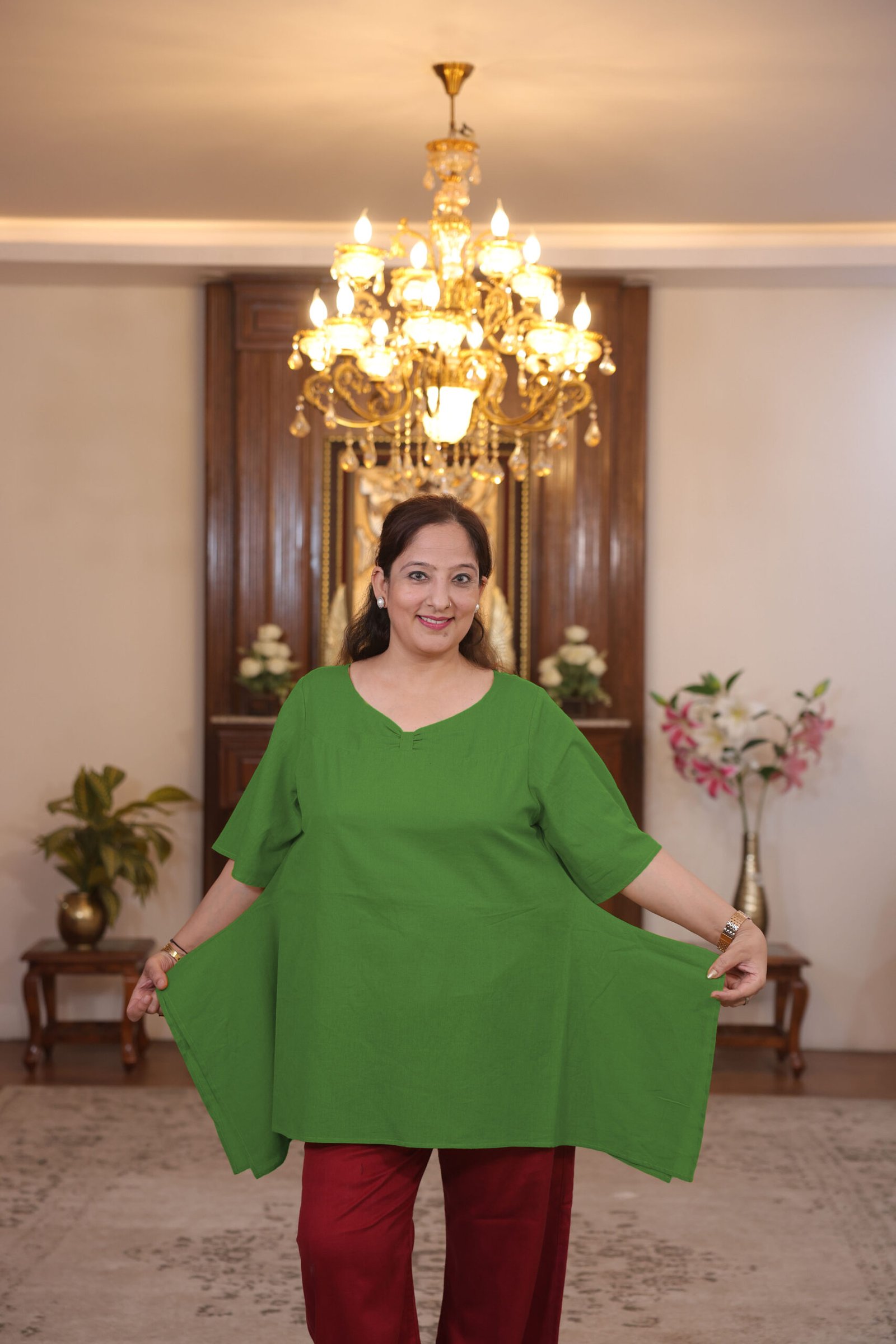 half kaftan (green)