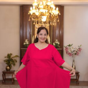 half kaftan (hot pink)