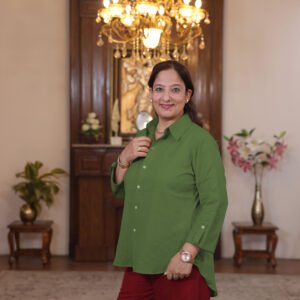 collar shirt (green)