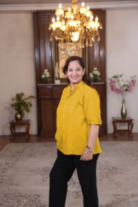 Home simple yellow kurti for women daily wear