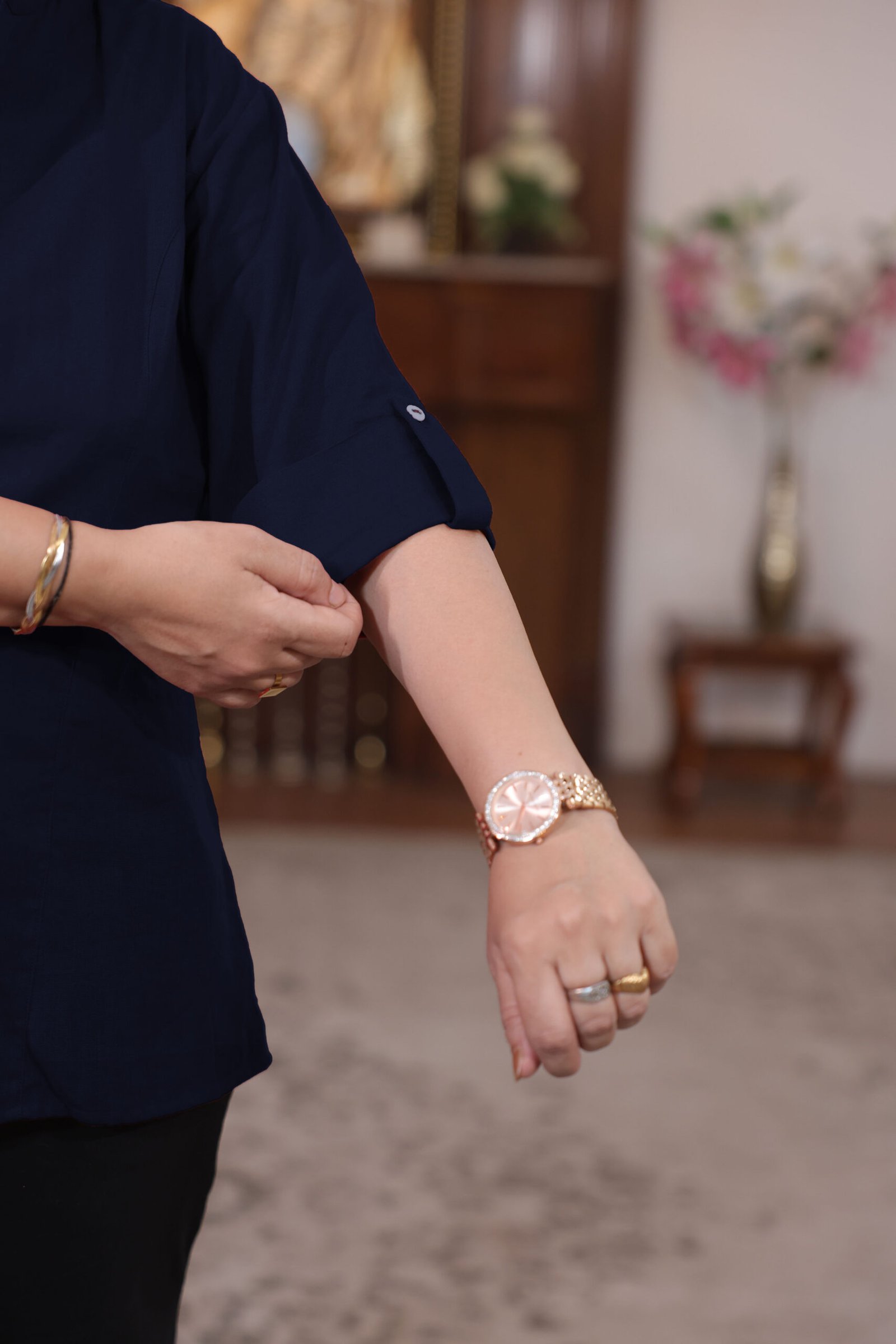 front stitched shirt (blue) front stitched shirt (blue)