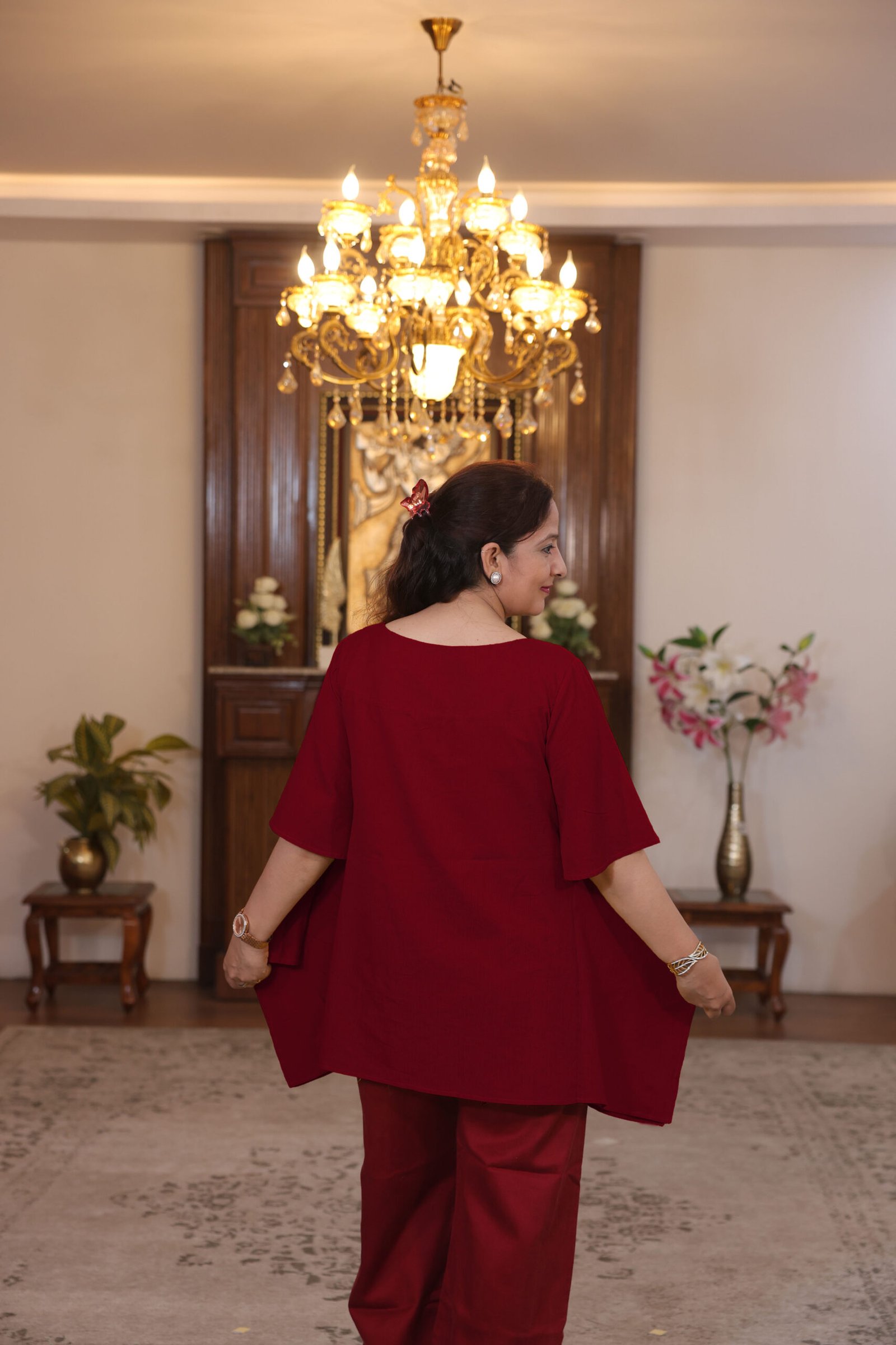 half kaftan (mehroon) half kaftan (mehroon)