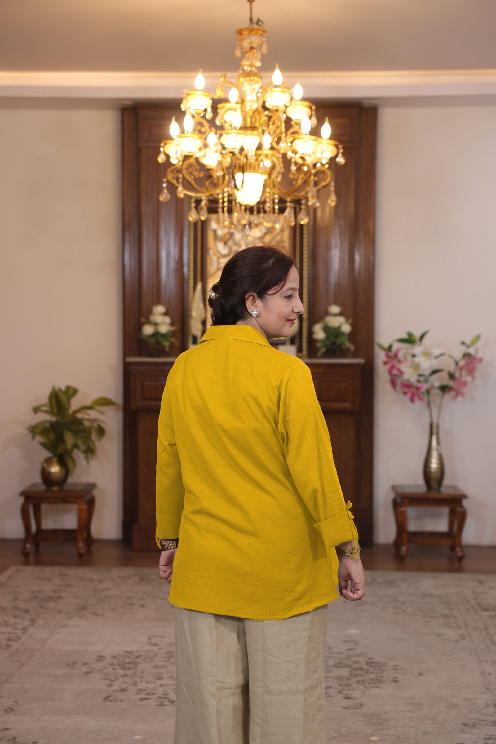 kurti with eyelet pattern (mehroon) (copy)