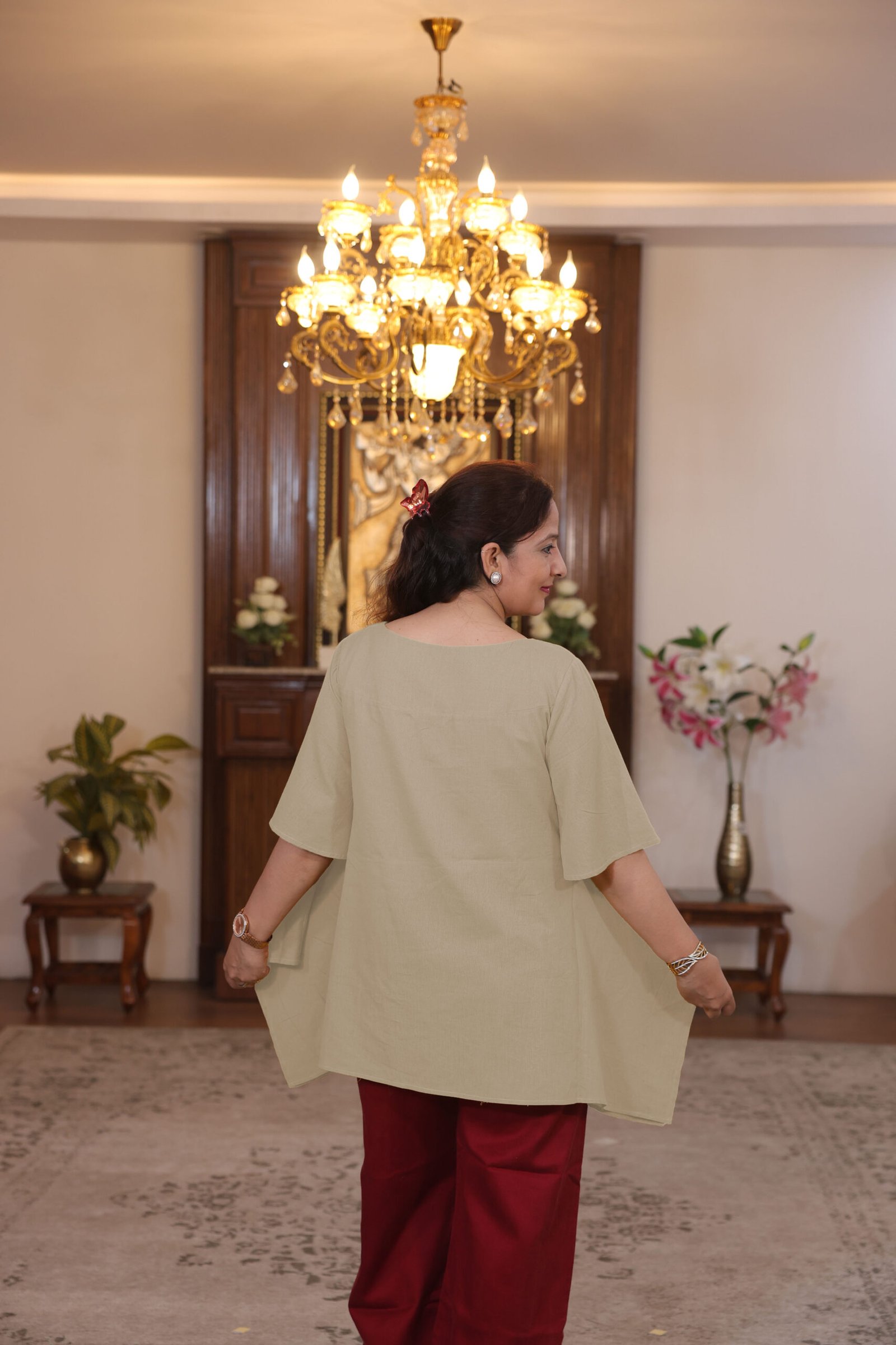 golden bloom kurti set (copy)