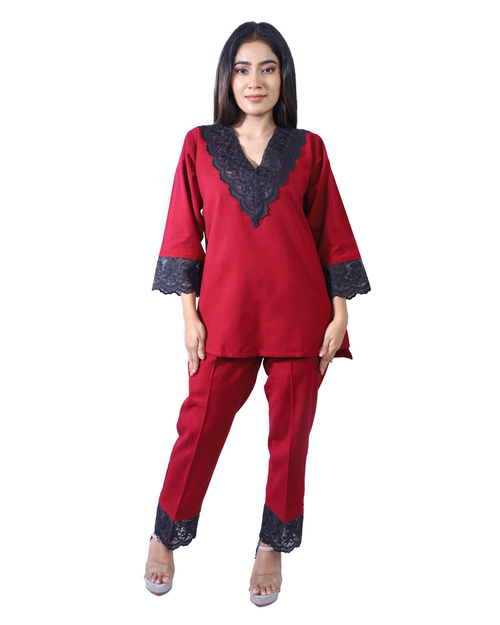 mustard co ord set for women