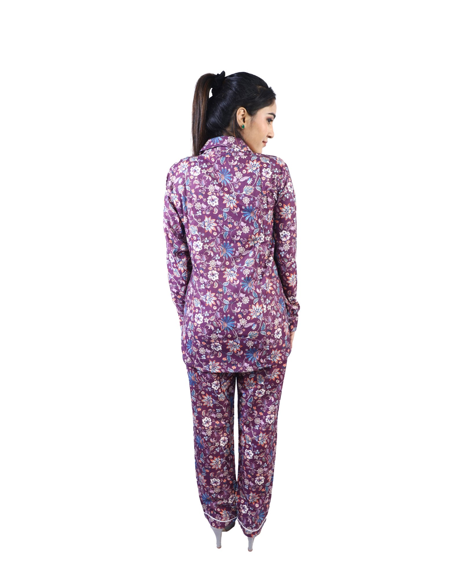 mulberry floral 2 piece kurta set for women